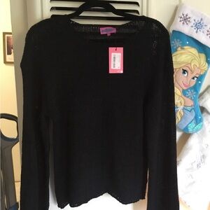 Edikted Classic Black Crew Neck Sweater